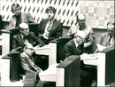 Delegates during the Riksdag 1977. - Vintage Photograph