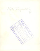 Right-wing politician Nils Agerberg points to paper - Vintage Photograph