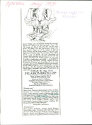 "Fiagaro's Wedding" at the Opera, Erik SaedÃ©n and Margareta Hallin - Vintage Photograph