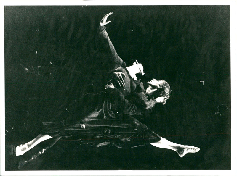 "War dancer" at the Opera, Niklas Ek and Helene Perback - Vintage Photograph