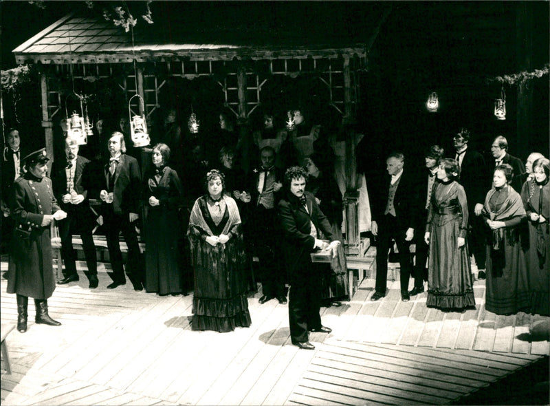 "Katerina Ismajlova" at the Opera Margareta Hallin and Sven-Olof Eliasson - Vintage Photograph