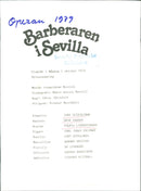 "The Barber" in Seville "at the Opera - Vintage Photograph