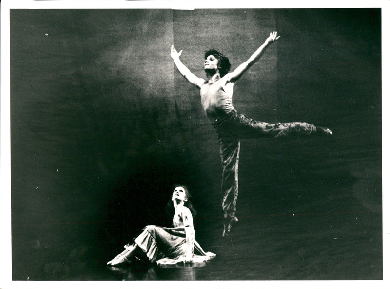 "War dancer" at the opera Katalin LÃ¶rinc, Matz Skoog - Vintage Photograph