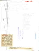 Musician on the roof at Malmö Theater - Vintage Photograph