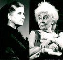 Malmo theater - Dagny Lind (left) and Jullan Kindahl in "Bernarda's house" - Vintage Photograph