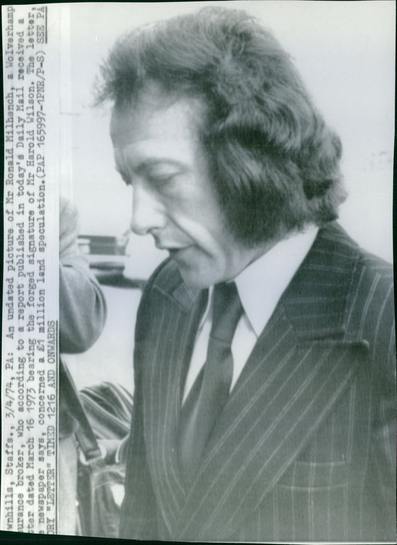 Ronald Milhench - Vintage Photograph