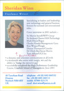 Sheridan Winn a Freelancer Writer - Vintage Photograph