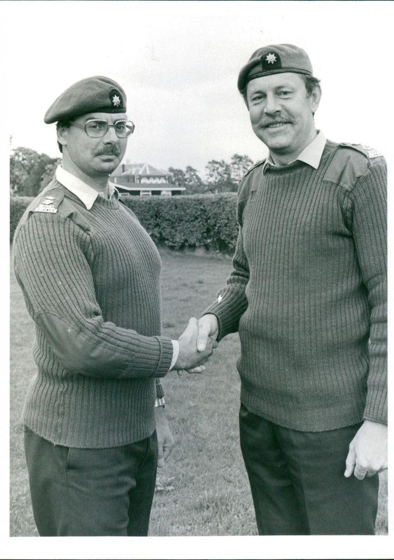 Lt Col James and Lt Col Alastair Veitch - Vintage Photograph