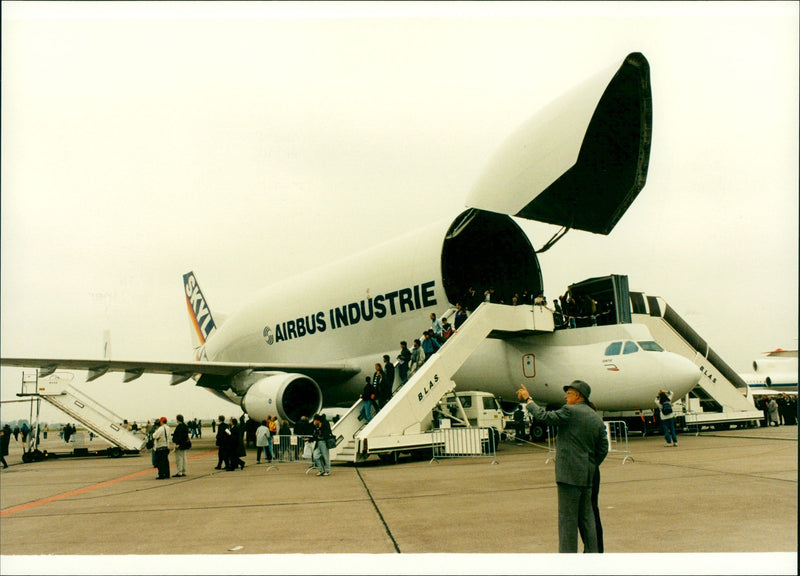 Airbus transport aircraft "Beluga" - Vintage Photograph