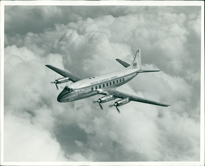 Vickers British Viscount Plain - Vintage Photograph