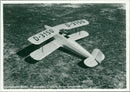 Old aircraft models -  Jungnann Bücker plane - Vintage Photograph