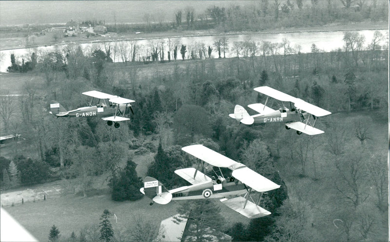 Old aircraft models - Vintage Photograph