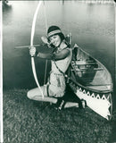 Cara Kellia Indian Guide 1970 Model - Vintage Photograph