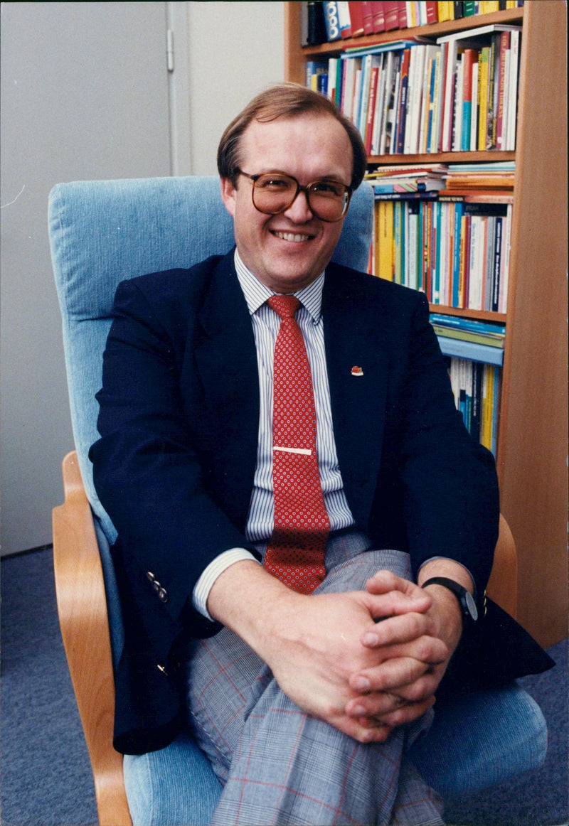 Goran Persson, former Prime Minister of Sweden - Vintage Photograph