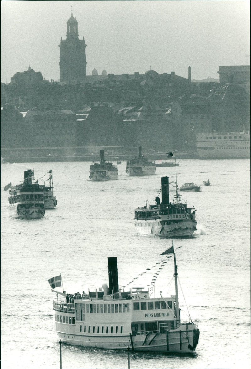 Steamboats on The Archipelago's Day - Vintage Photograph