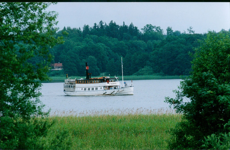 Steamboat "Enköping" - Vintage Photograph