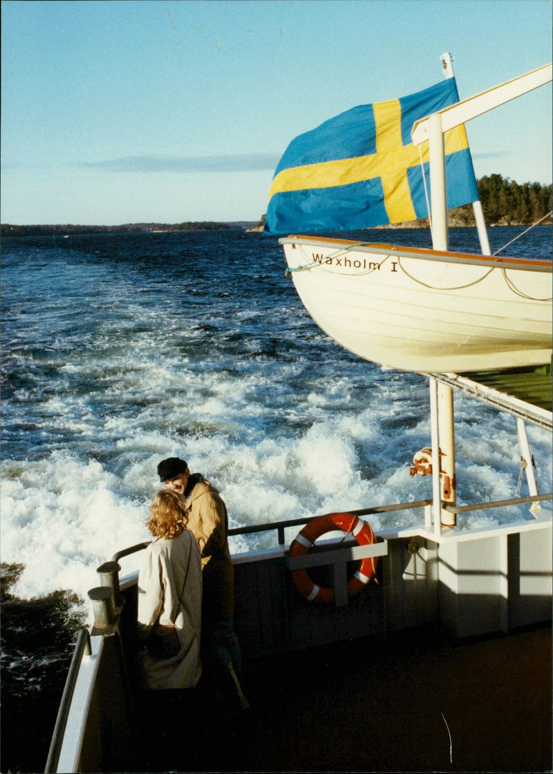 Archipelago boats - Vintage Photograph