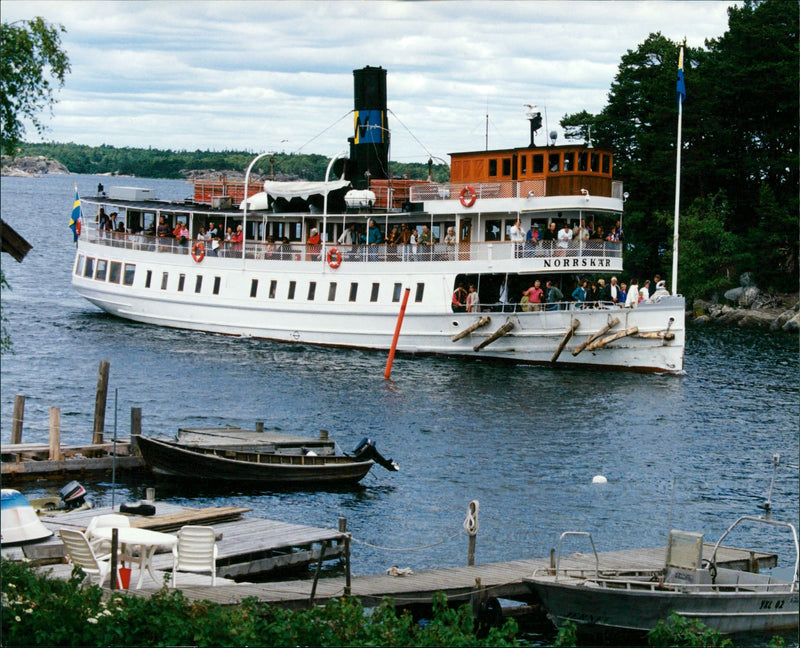 Archipelago boats - Vintage Photograph