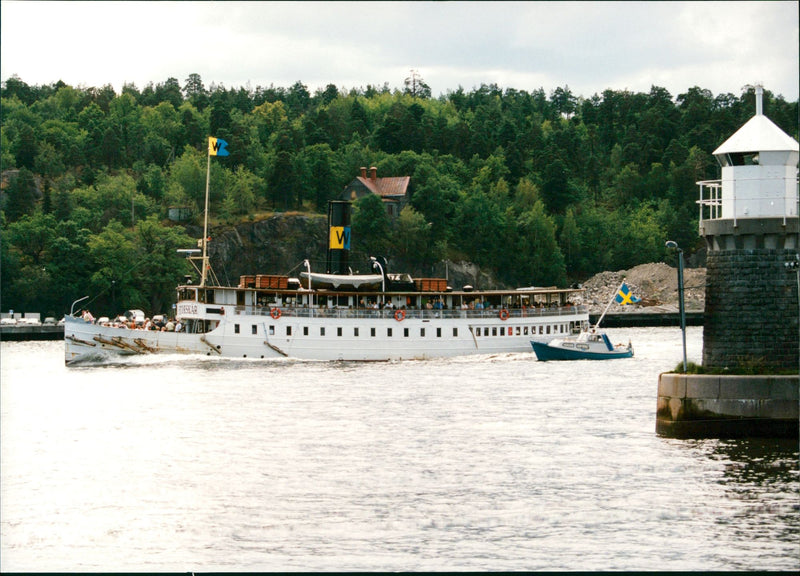 Archipelago boats - Vintage Photograph