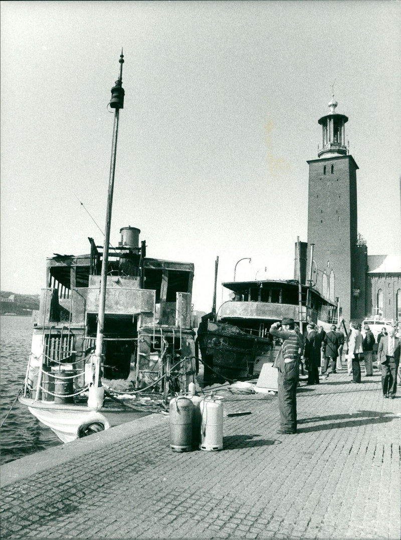 Archipelago boats - Vintage Photograph