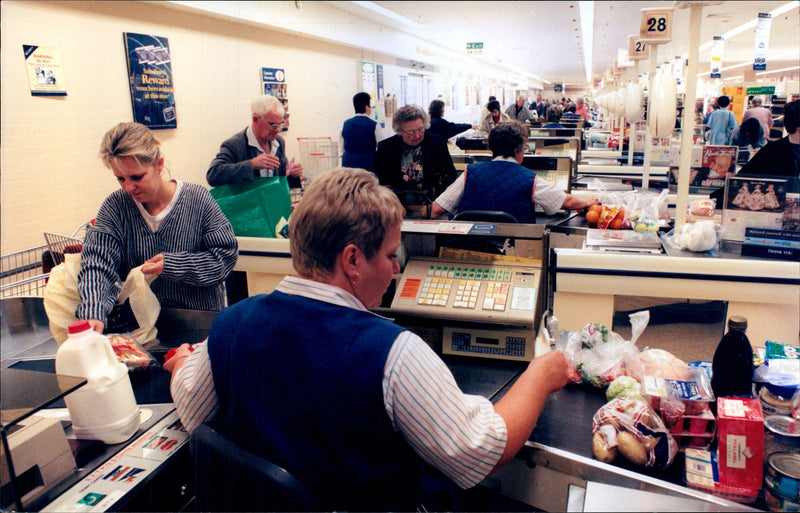 Norwich Shops: Sainsbury's Supermarket - Vintage Photograph