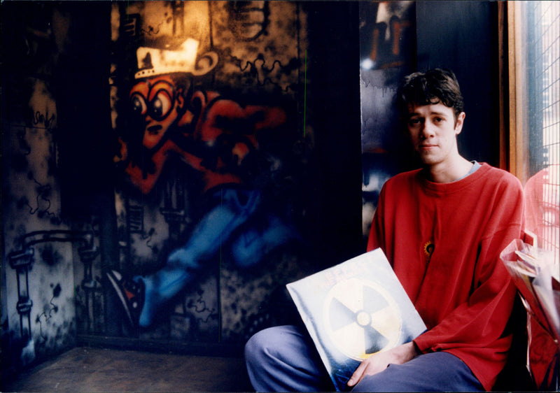 Norwich Shops: DJ Gary Hillier - Vintage Photograph