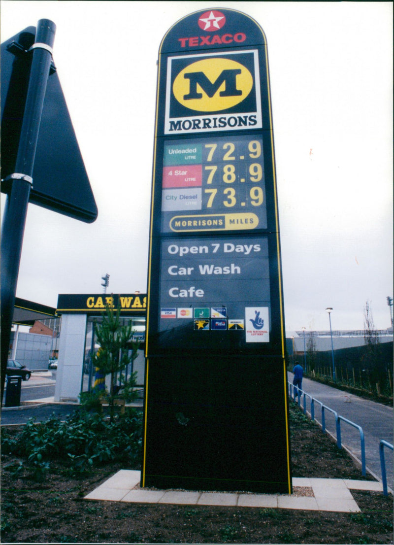 Morrisons Petrol Station, Norwich - Vintage Photograph