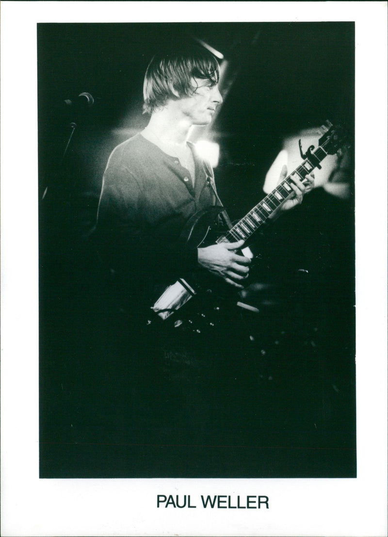 Paul Weller in concert - Vintage Photograph