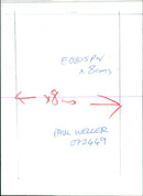 Paul Weller in concert - Vintage Photograph