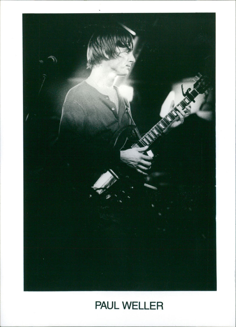 Paul Weller in concert - Vintage Photograph