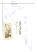 A model of a house in Enskede in southern Stockholm - Vintage Photograph