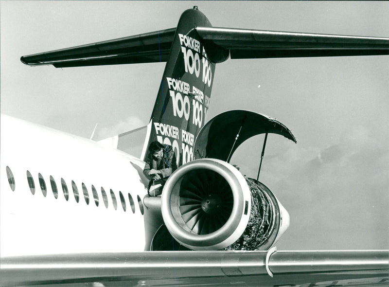 Flyg Fokker - Vintage Photograph