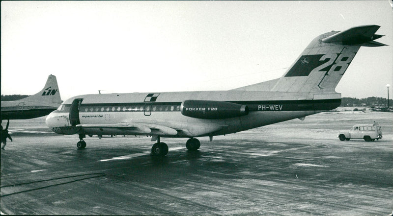 Flyg Fokker - Vintage Photograph
