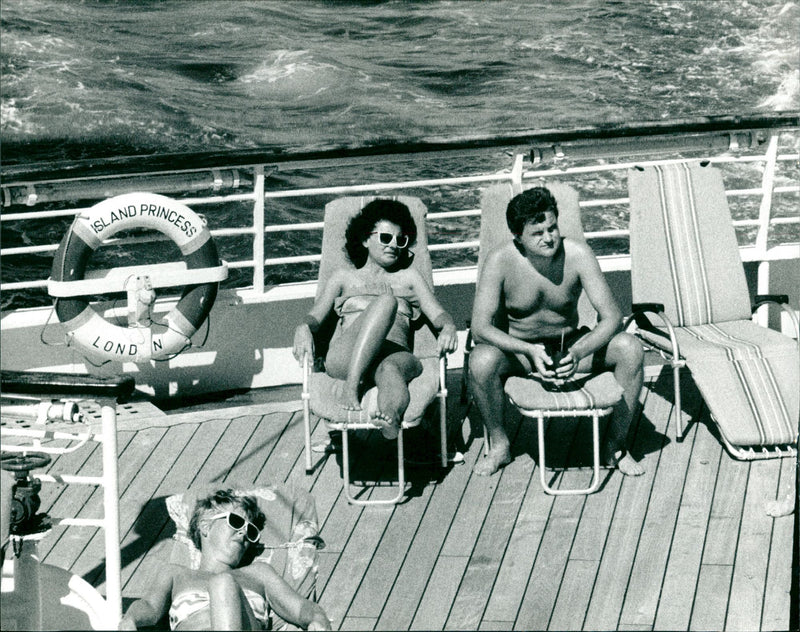 Cunarder Queen Elizabeth 2 - Vintage Photograph