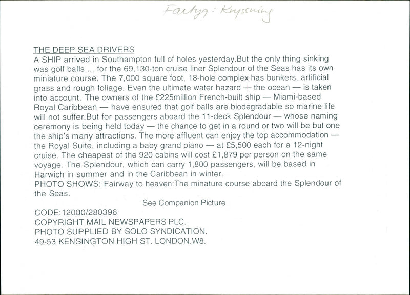 Cunarder Queen Elizabeth 2 and Statue of Liberty. - Vintage Photograph