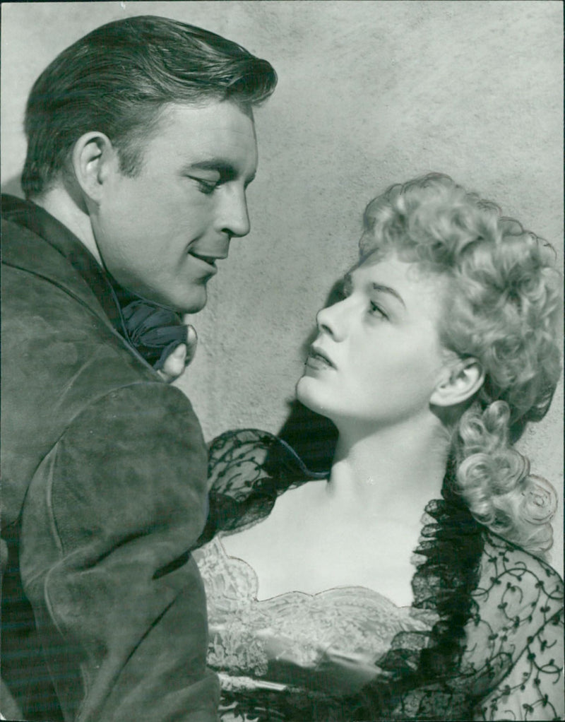 Scott Brady and Shelley Winters - Vintage Photograph