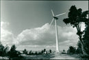 Wind turbine on Utö. - Vintage Photograph