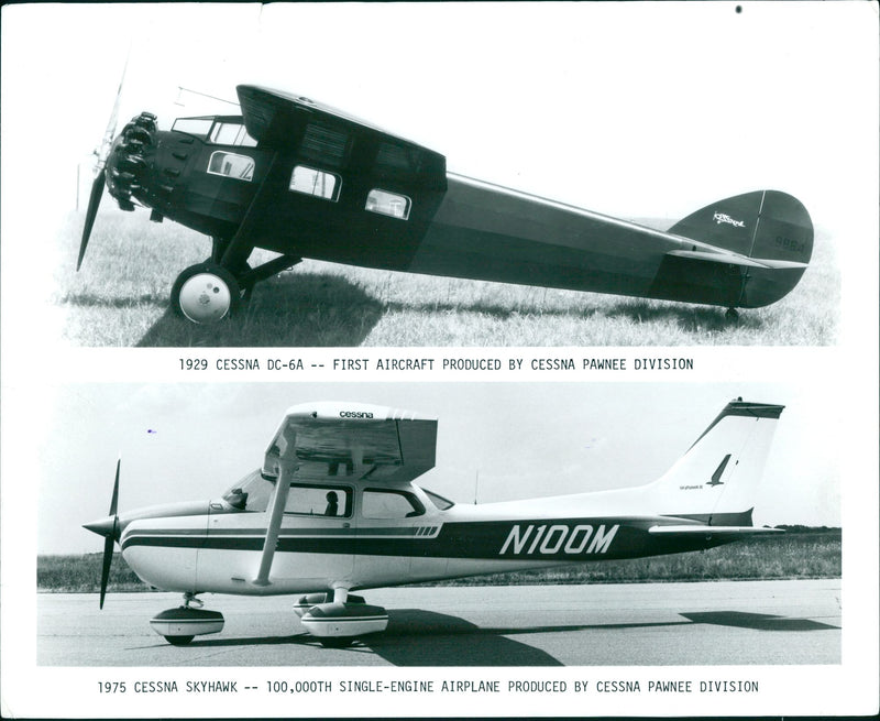 Cessna Aicraft Company - Vintage Photograph