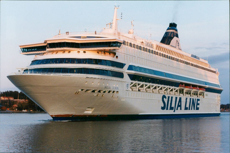 Rescue Ship Silja Europa - Vintage Photograph