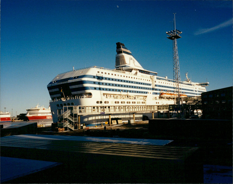 Helsinki Silja Line boat Symphony - Vintage Photograph