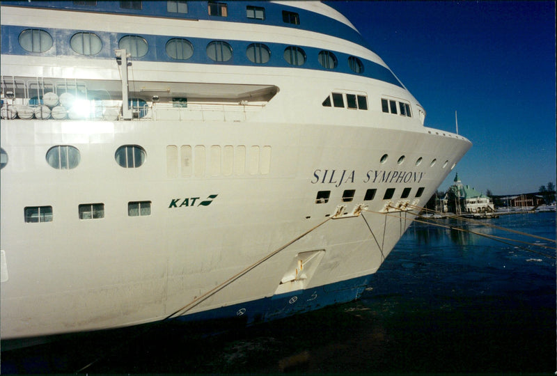 Helsinki Silja Line boat Symphony - Vintage Photograph