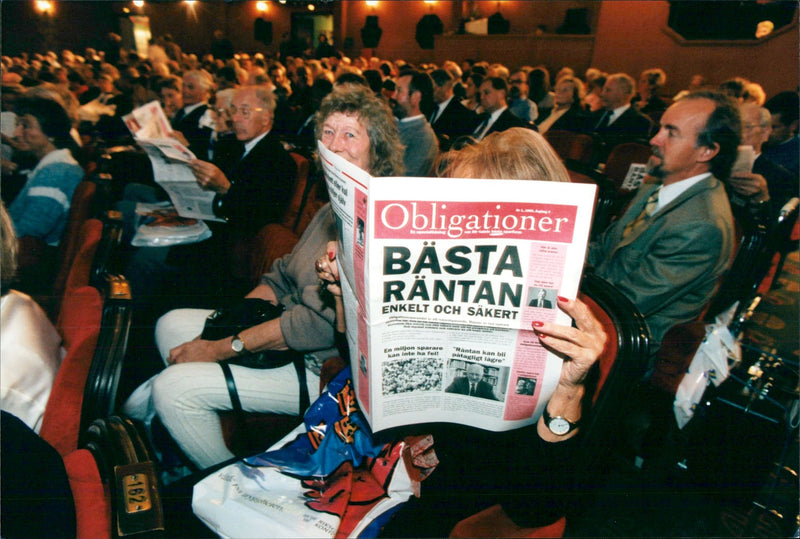 Big Bond Day seminar in Stockholm - Vintage Photograph