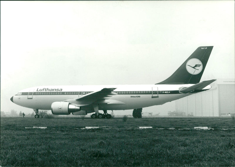 Real FlyG Airbus - Vintage Photograph