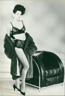 Model in lingerie - Vintage Photograph