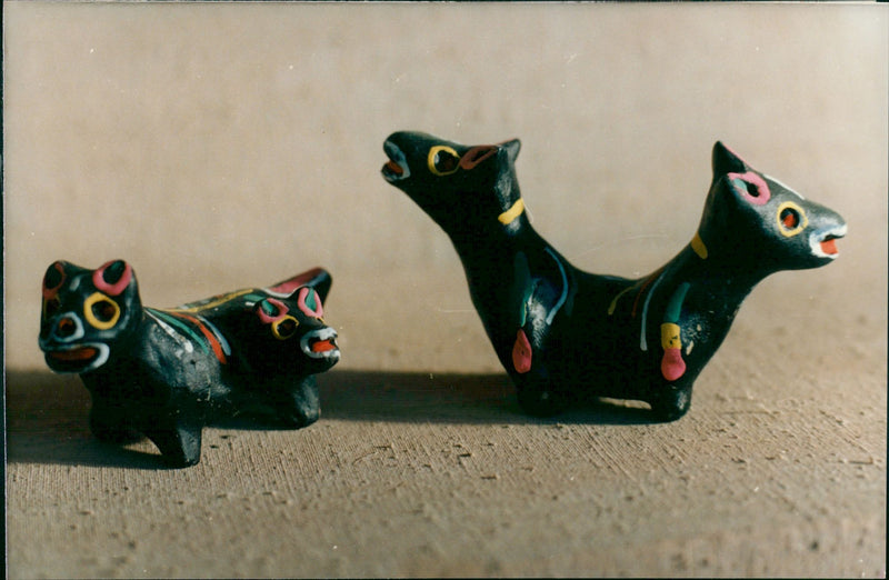 China's dough modelling and clay sculpture. - Vintage Photograph