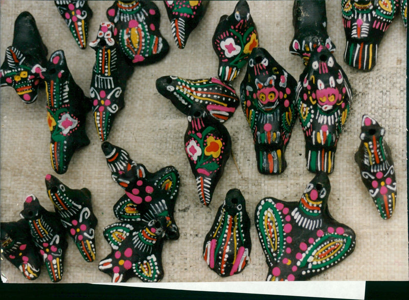 China's dough modelling and clay sculpture. - Vintage Photograph