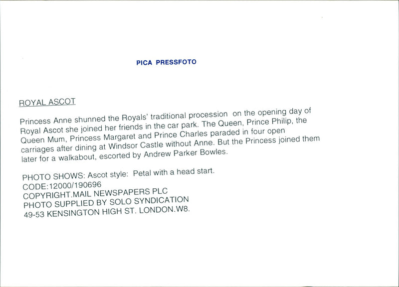 Model in hat shaped like flower - Vintage Photograph