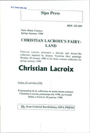 90's fashion - Christian Lacroix presented a delicate and dream-like collection inspired by dreamy Victorian fairy paintings - Vintage Photograph