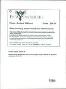 Olympic Games Atlanta with Models Displaying the Swedish Outfit - Vintage Photograph