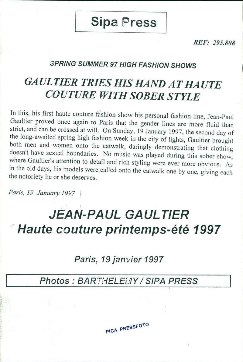 Male model - Vintage Photograph